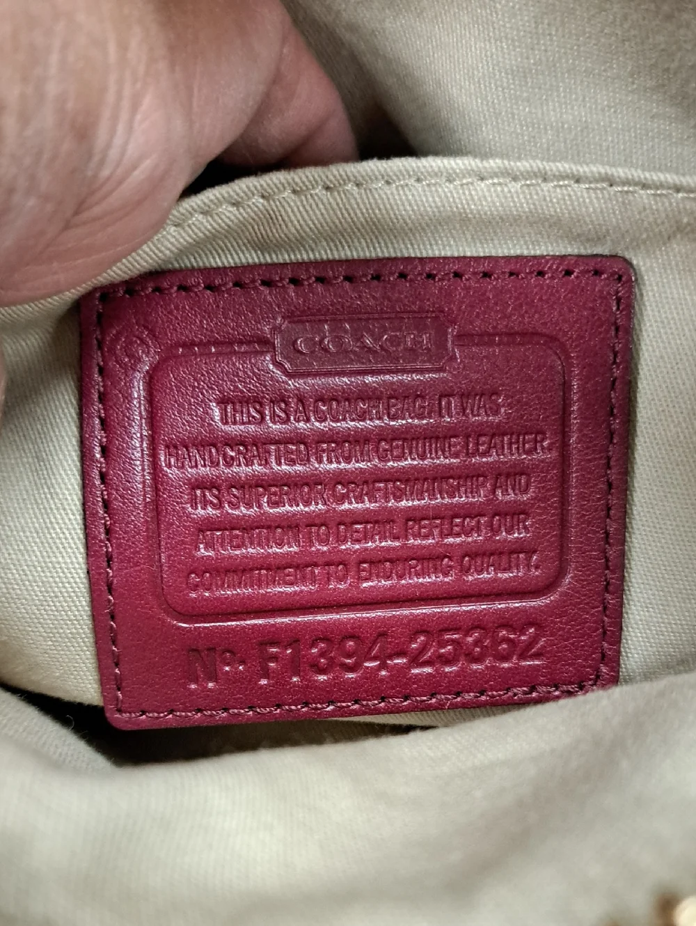 Coach Legacy 25362 Crossbody Bag- refined maroon leather  gold hardware 2013 - Picture 9 of 14